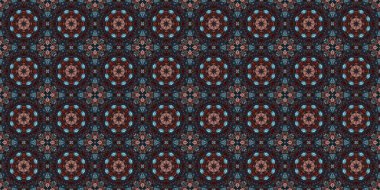 Kusursuz geometrik çiçek deseni. Boşluk dokusu