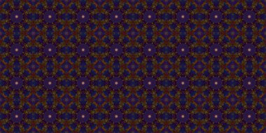 Kusursuz geometrik çiçek deseni. Boşluk dokusu