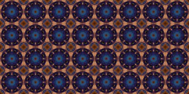 Kusursuz geometrik çiçek deseni. Boşluk dokusu