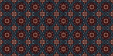 Kusursuz geometrik çiçek deseni. Boşluk dokusu