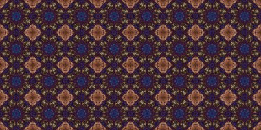 Kusursuz geometrik çiçek deseni. Boşluk dokusu