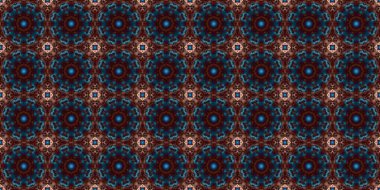 Kusursuz geometrik çiçek deseni. Boşluk dokusu