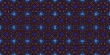 Kusursuz geometrik çiçek deseni. Boşluk dokusu