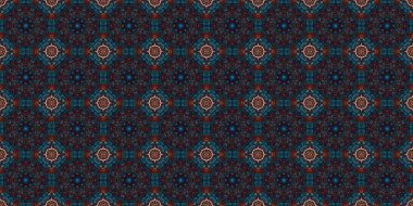 Kusursuz geometrik çiçek deseni. Boşluk dokusu