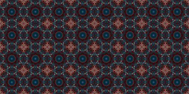 Kusursuz geometrik çiçek deseni. Boşluk dokusu