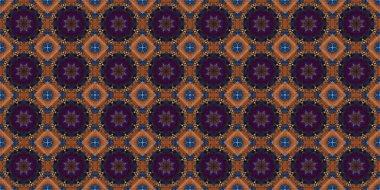 Kusursuz geometrik çiçek deseni. Boşluk dokusu