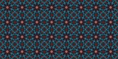 Kusursuz geometrik çiçek deseni. Boşluk dokusu