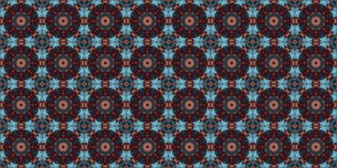 Kusursuz geometrik çiçek deseni. Boşluk dokusu