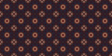 Kusursuz geometrik çiçek deseni. Boşluk dokusu