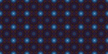 Kusursuz geometrik çiçek deseni. Boşluk dokusu