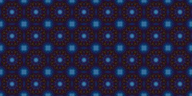 Kusursuz geometrik çiçek deseni. Boşluk dokusu