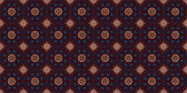 Kusursuz geometrik çiçek deseni. Boşluk dokusu