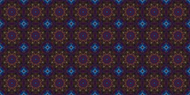 Kusursuz geometrik çiçek deseni. Boşluk dokusu