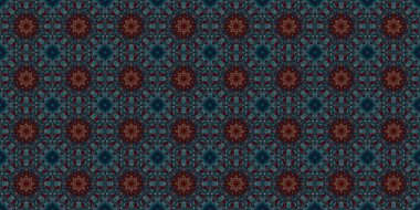 Kusursuz geometrik çiçek deseni. Boşluk dokusu