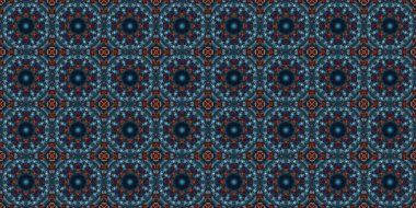 Kusursuz geometrik çiçek deseni. Boşluk dokusu