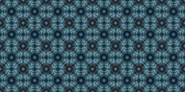 Бесшовный Узор Геометрических Цветов Космическая Текстура — стоковое фото