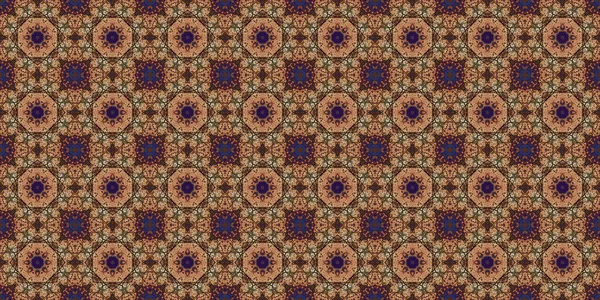 幾何学的な花のシームレスなパターン 空間の質感 — ストック写真