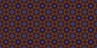 Kusursuz geometrik çiçek deseni. Boşluk dokusu