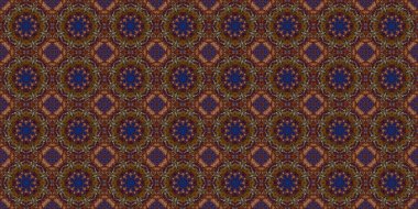 Kusursuz geometrik çiçek deseni. Boşluk dokusu