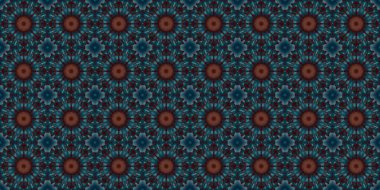 Kusursuz geometrik çiçek deseni. Boşluk dokusu