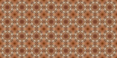 Kusursuz geometrik çiçek deseni. Boşluk dokusu