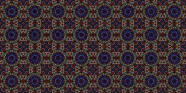 Kusursuz geometrik çiçek deseni. Boşluk dokusu