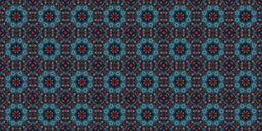 Kusursuz geometrik çiçek deseni. Boşluk dokusu