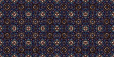 Kusursuz geometrik çiçek deseni. Boşluk dokusu