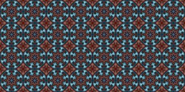 Kusursuz geometrik çiçek deseni. Boşluk dokusu