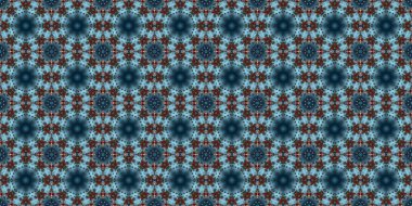 Kusursuz geometrik çiçek deseni. Boşluk dokusu