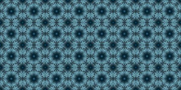 Seamless Pattern Geometric Flowers Space Texture — Stockfoto