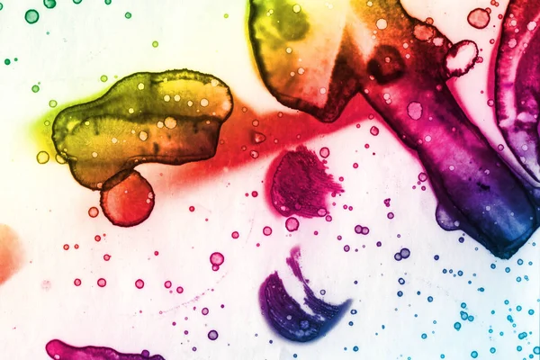 Abstract Colored Rainbow Background Watercolor Texture — ストック写真