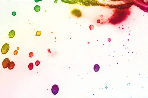 Streszczenie Kolorowe Tło Tęczy Tekstura Akwareli — Zdjęcie stockowe