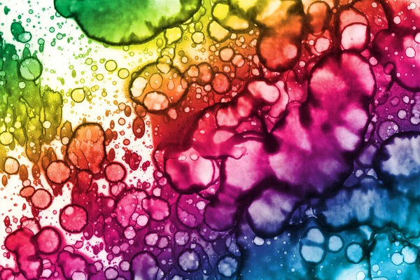 Abstract Colored Rainbow Background Watercolor Texture — Stockfoto