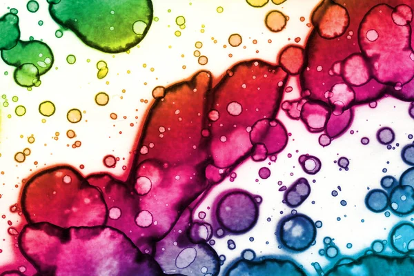 Abstract Gekleurde Regenboog Achtergrond Aquarelstructuur — Stockfoto