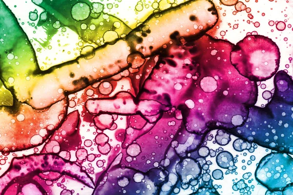 Astratto Sfondo Arcobaleno Colorato Texture Acquerello — Foto Stock