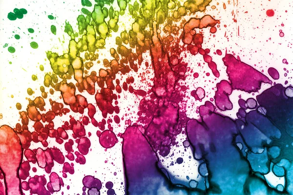 Abstract Colored Rainbow Background Watercolor Texture — Stockfoto