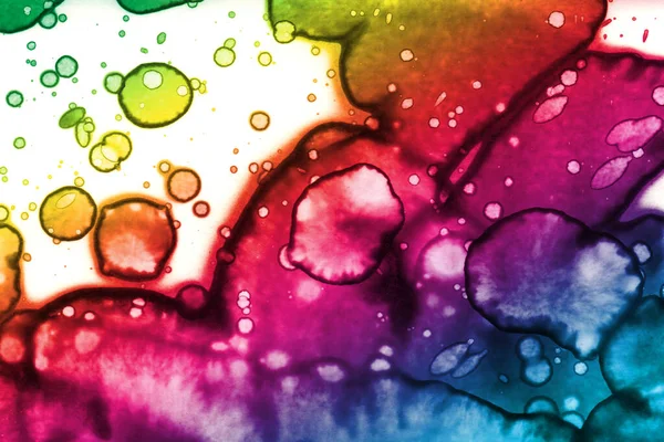 Abstract Colored Rainbow Background Watercolor Texture — Stock Photo, Image