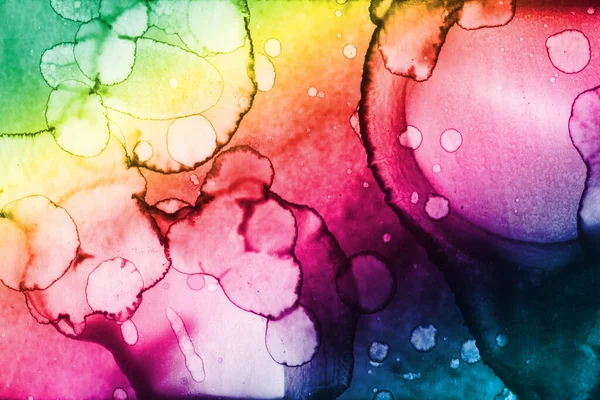 Abstract Colored Rainbow Background Watercolor Texture – stockfoto