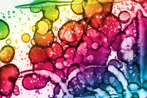 Abstract Colored Rainbow Background Watercolor Texture — Stockfoto