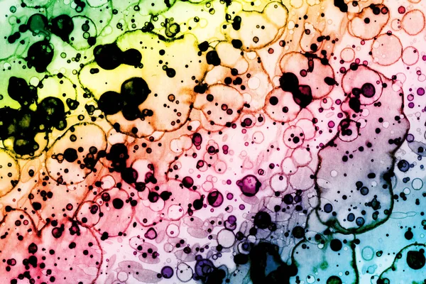 Abstract Colored Rainbow Background Watercolor Texture — ストック写真