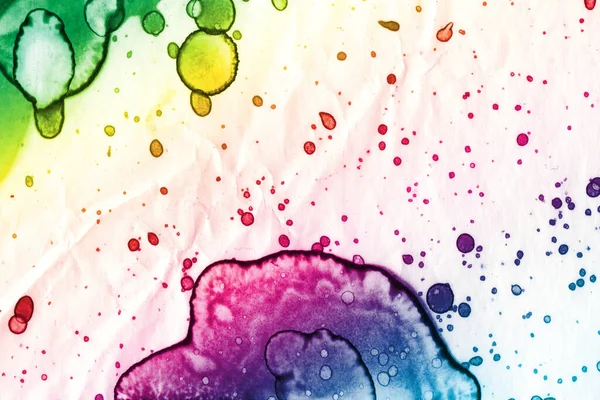 Abstract Colored Rainbow Background Watercolor Texture — Stock Photo, Image