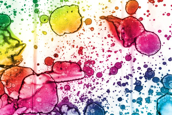 Abstract Gekleurde Regenboog Achtergrond Aquarelstructuur — Stockfoto