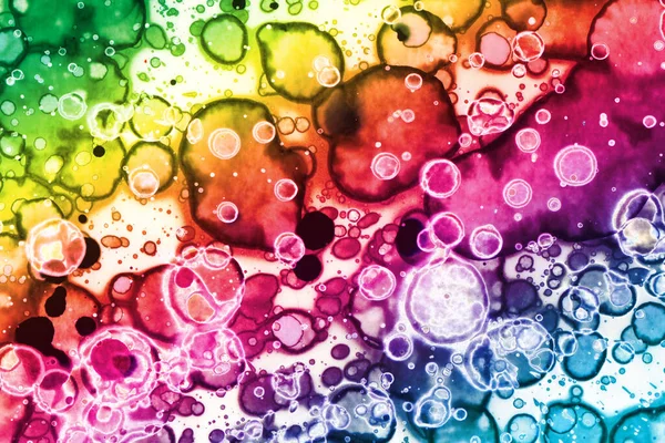 Abstract Colored Rainbow Background Watercolor Texture — Stock Photo, Image