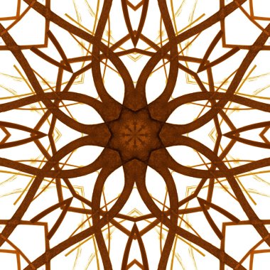 Kahve ve kola ile kusursuz desen. Altın desen.