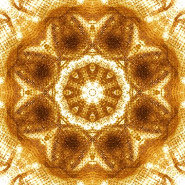 Kahve ve kola ile kusursuz desen. Altın desen.