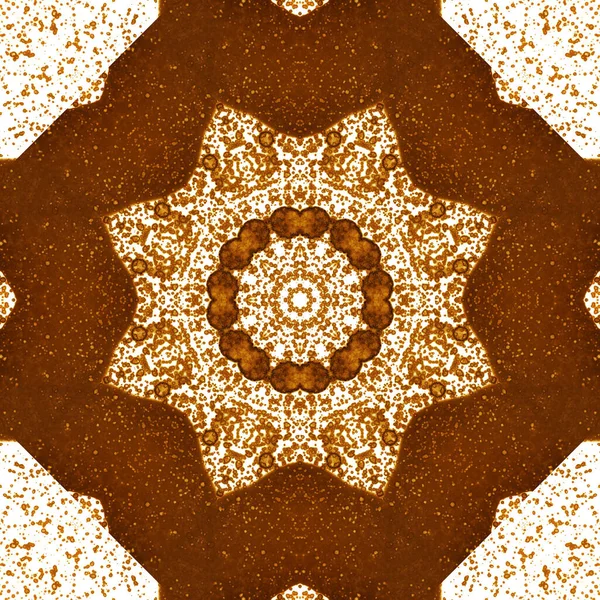 Seamless pattern with coffee and cola. Gold texture.
