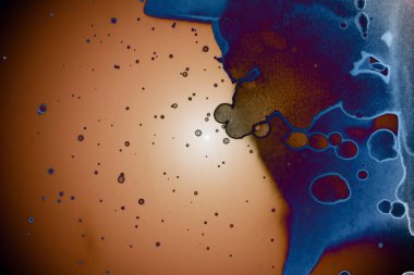 Soyut sanat alanı dokusu. Moda geçmişi. Gezegenler ve galaksiler