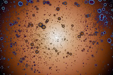 Soyut sanat alanı dokusu. Moda geçmişi. Gezegenler ve galaksiler