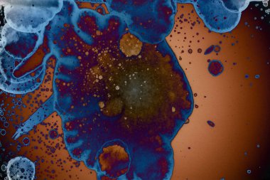 Soyut sanat alanı dokusu. Moda geçmişi. Gezegenler ve galaksiler